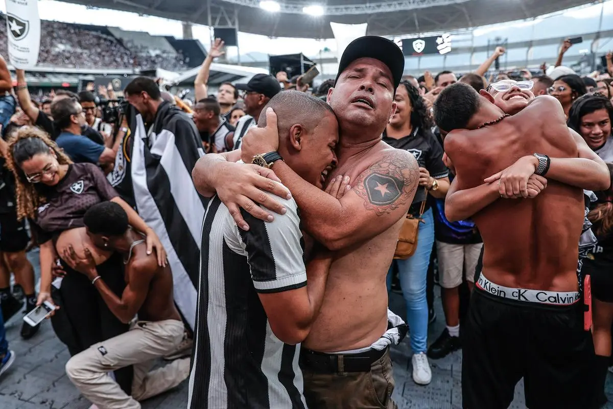Fans des Fußballclubs Botafogo. 
